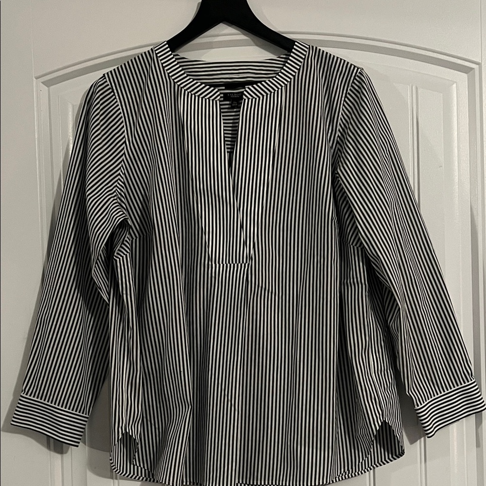 Talbots Non Iron Tunic Blouse 1X